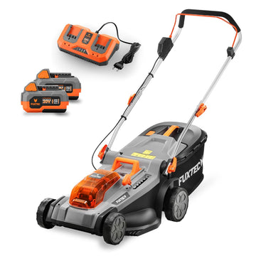 Tondeuse à gazon sans fil Fuxtec 40V 37cm avec batterie et chargeur – Hauteur réglable
