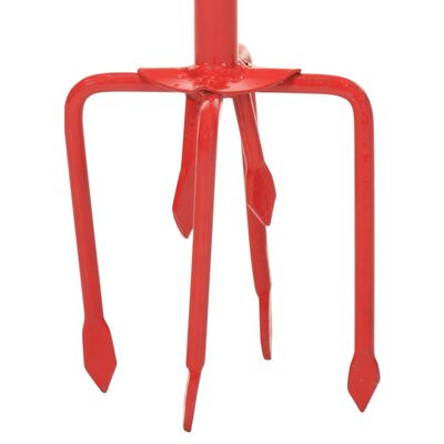 Griffe de jardin en acier – Couleur rouge