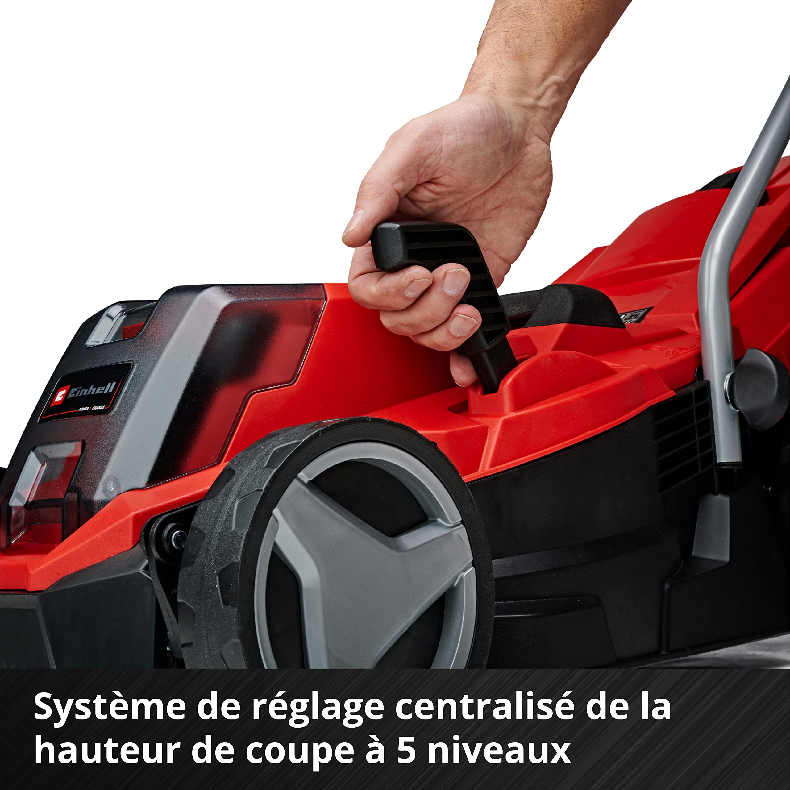 Tondeuse à gazon sans fil 18V Einhell 33 cm avec batterie 4Ah et chargeur – 200m²