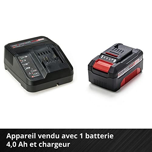 Tondeuse à gazon sans fil 18V Einhell 33 cm avec batterie 4Ah et chargeur – 200m²