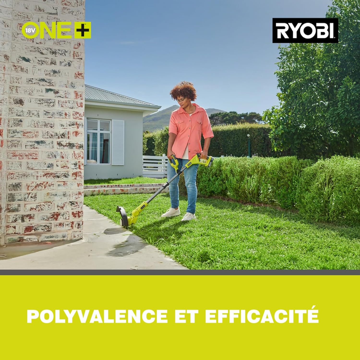 Ryobi- Coupe-Bordures/Dresse-Bordures 18V One+™ - 25/30 cm (1 x 2 Ah) - RLT183220S